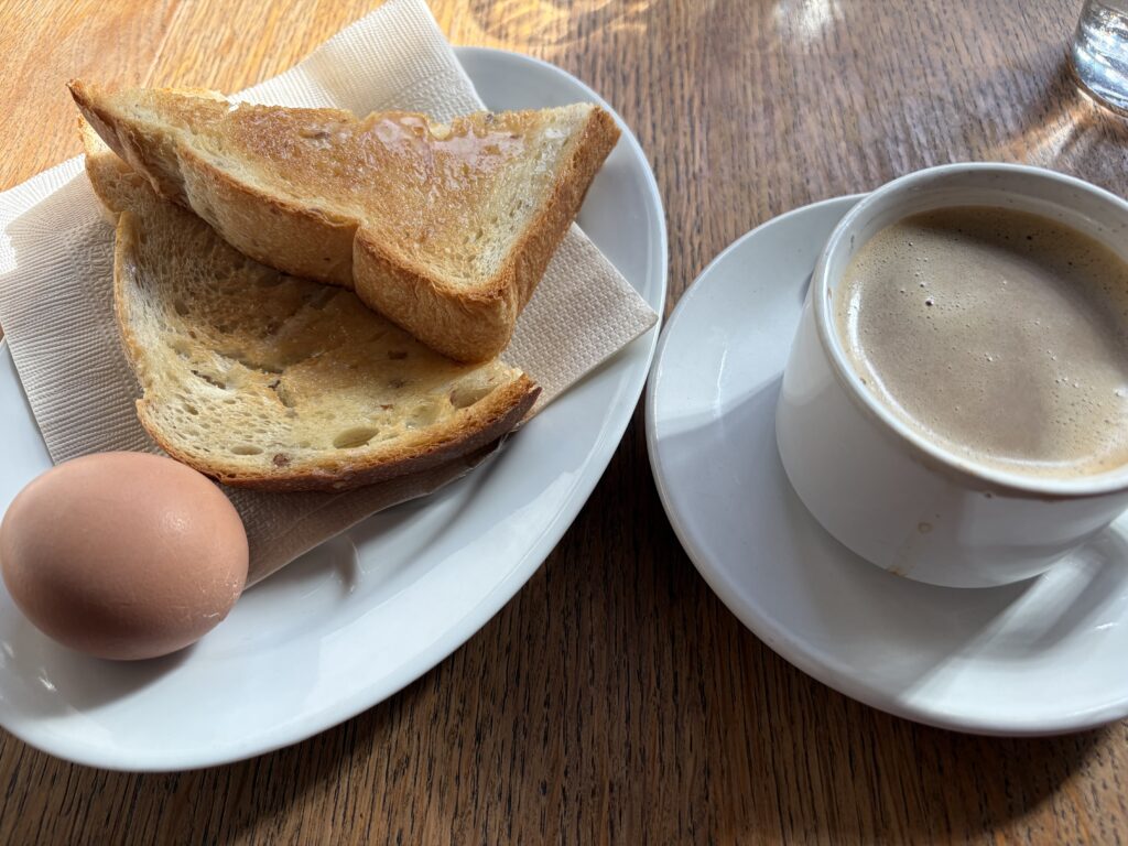 京都大学近くのモーニングjete