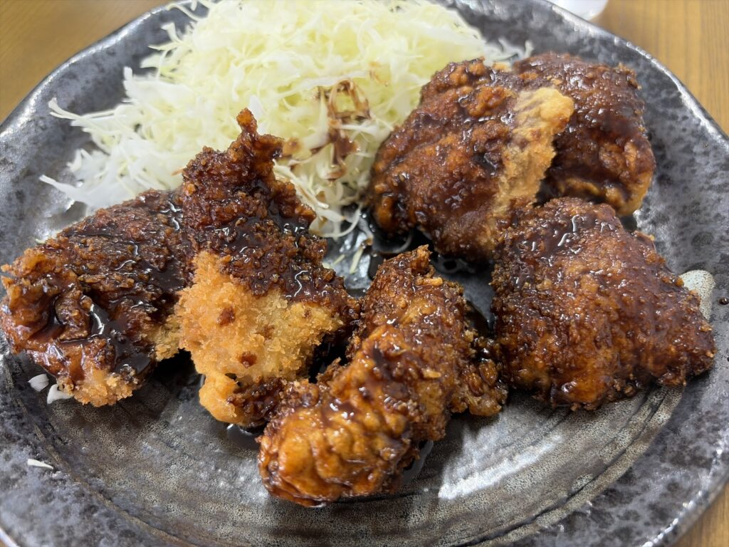 ミノ・レバーの天ぷら