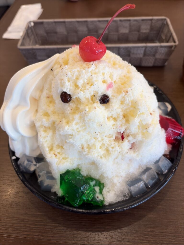 Karafune-ya Coffee’s Shirokuma Shaved Ice